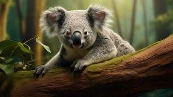 ai généré koala haute qualité image photo
