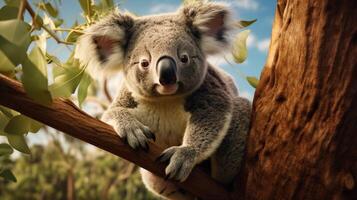 ai généré koala haute qualité image photo