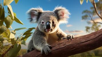 ai généré koala haute qualité image photo