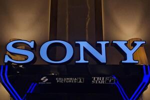 Bangkok, Thaïlande septembre 14, 2023 Sony signe. Sony des photos divertissement est une diversifié multinational Masse médias et divertissement studio conglomérat, fondé dans décembre 21, 1987.