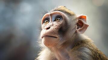 ai généré singe haute qualité image photo