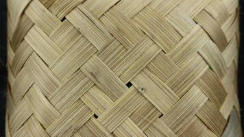 marron tissé bambou texture Contexte photo