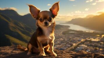 ai généré chihuahua haute qualité image photo