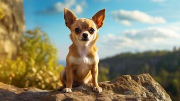 ai généré chihuahua haute qualité image photo