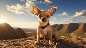 ai généré chihuahua haute qualité image photo