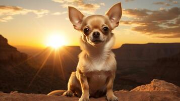 ai généré chihuahua haute qualité image photo