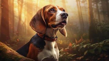 ai généré beagle haute qualité image photo