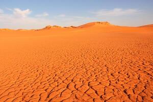 ai généré désert paysage Contexte photo