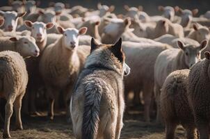 ai généré sauvage Loup entendu. produire ai photo