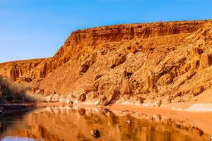 ai généré désert paysage Contexte photo