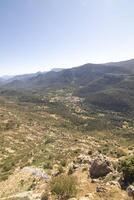 paysages et les sentiers de le magnifique la nature de le sierra de Cazorla, jaen, Espagne. la nature vacances concept. photo