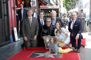 cérémonie en l'honneur de jeff goldblum avec une étoile photo