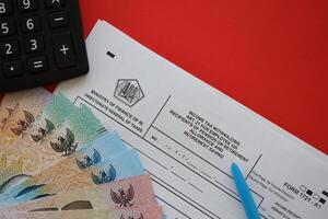 indonésien impôt forme 1721 a1 le revenu impôt retenue art 21 pour employé ou destinataires de Pension photo