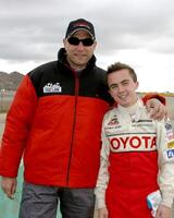 vinnie Jones frankie muniz Toyota grandiose prix procélébrité course formation saule ressorts piste de course Lancaster, Californie Mars 11, 2006 photo