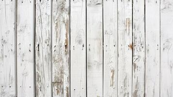 ai généré blanc en bois planches avec texture comme Contexte photo