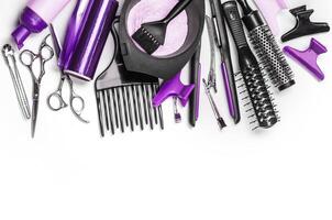 professionnel coiffeur outils photo