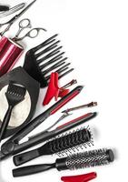 professionnel coiffeur outils photo