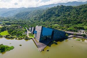 lanyang musée dans yilan comté, Taïwan. conception est inspiré par le cuestas le long de beiguan côte photo