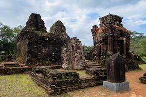 mon fils sanctuaire ruiné shaiva hindou les temples dans central vietnam photo