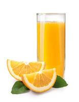 Orange jus et des oranges photo
