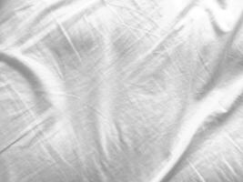 le pureté de blanc en tissu formes une sans couture bannière, offre une parfait et intemporel Toile pour annonces ou promotionnel dessins photo