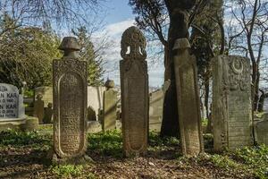 cimetière de euh sultan Camii, Istanbul, dinde photo