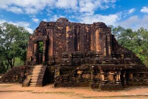 mon fils sanctuaire ruiné shaiva hindou les temples dans central vietnam photo