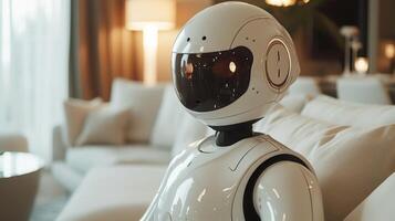 ai généré assistant humanoïde robot photo