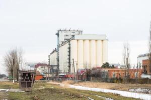 bâtiment pour stockage et séchage grain photo