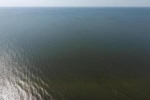 Haut vue de le mer de Azov photo