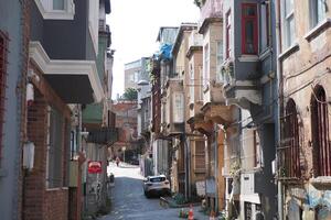 dinde Istanbul 12 octobre 2023. Istanbul vieux des rues dans balat district, dinde photo
