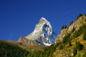 Matterhorn dans le Pennine Alpes de zermatt, Suisse. photo