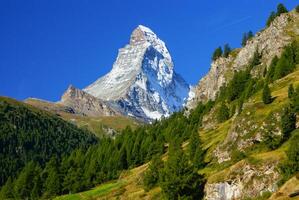 Matterhorn 4478m dans le Pennine Alpes de zermatt, Suisse. photo
