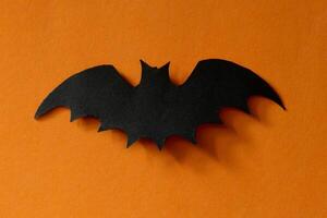 noir chauve souris Halloween Couper en dehors papier artisanat photo