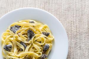 tagliatelles avec morille champignons photo