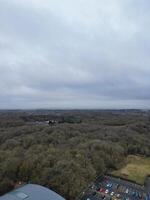 haute angle vue de Corby ville de Northamptonshire Angleterre uni Royaume. novembre 1er, 2023 photo