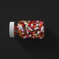pilules et capsules de médicaments photo
