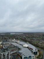 haute angle vue de Corby ville de Northamptonshire Angleterre uni Royaume. novembre 1er, 2023 photo