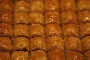 turc Baklava avec pistache traditionnel ottoman bonbons sucré photo