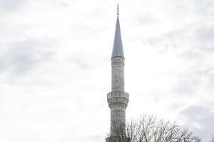 Sultanahmet bleu mosquée dans Istanbul, dinde - le minarets la tour photo