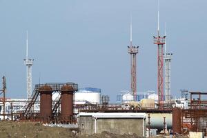 le pétrole raffinerie photo