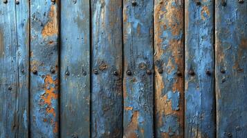 ai généré usé par le temps bois planches, chaque palier le unique charme de des fissures et séduisant bois fibres. vieux bois Contexte. photo