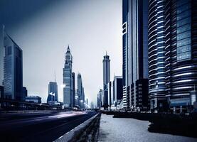 vue sur la ville de Dubaï photo