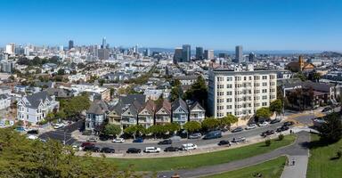 le peint Dames de san François, Californie, Etats-Unis. photo