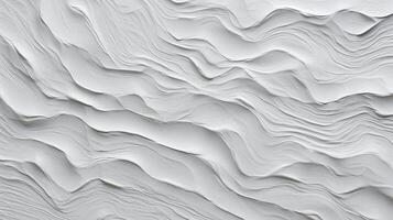 ai généré collé blanc papier texturé , coincé à blanc tableau, Aléatoire déchirure, modérer le gaufrage, photo