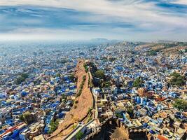 Jodhpur le bleu ville, rajasthan, Inde photo