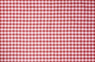 rouge à carreaux nappe de table texture photo