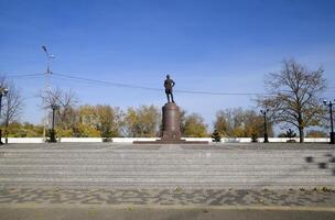 monument à Souvorov. monument à le génial le commandant photo