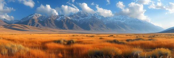 ai généré magnifique photo de montagnes pour Contexte