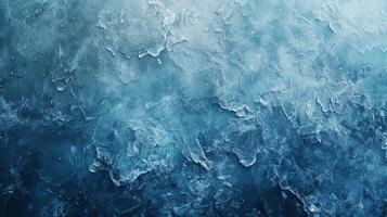 ai généré subtil glacé textures et nuances de bleu évoquer le serein beauté de le Arctique paysage photo